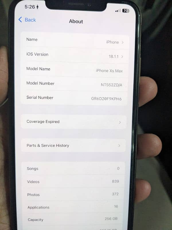 Iphone xs max pta approved golden clr 3