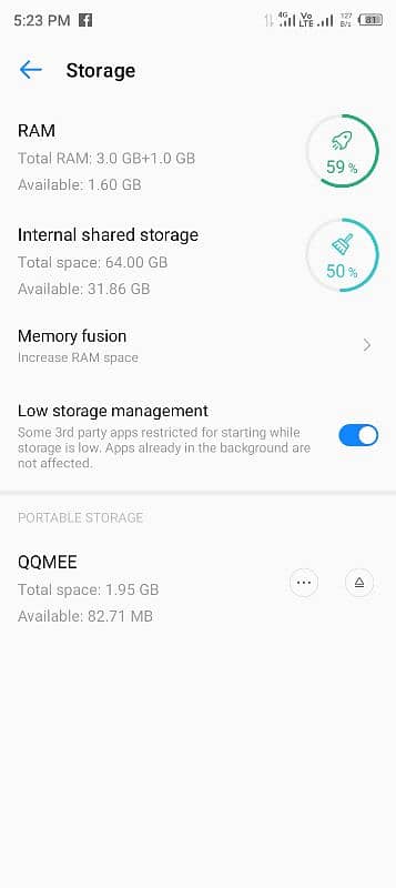 Tecno spark 8C box available 3.64GB 1