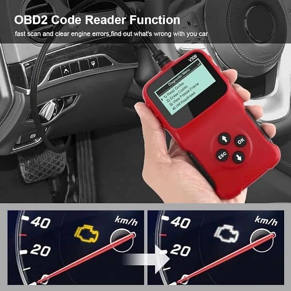 MADAGI V309 OBD2 SCANNER CAR DIAGNOSTIC TOOL 2