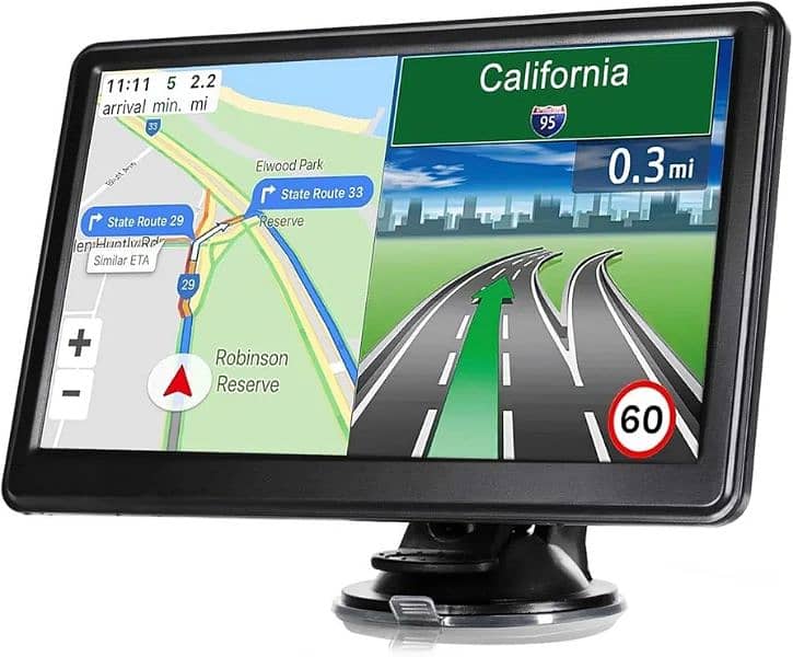 Car GPS Navigator 7-inch Touch Screen Real Voice prompts Turn 0