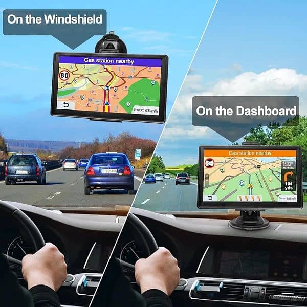 Car GPS Navigator 7-inch Touch Screen Real Voice prompts Turn 5