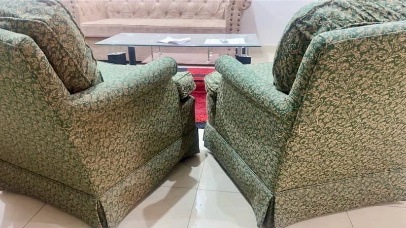 5 Seater American Sofa Set | 2 Single Seater American Coffee Chairs 9