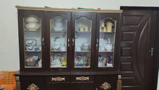 wooden showcase for sale