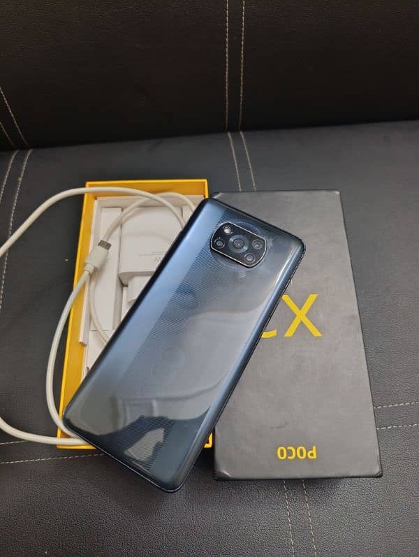 poco x3 nfc 6gb 128gb with full box good condition no fault 6