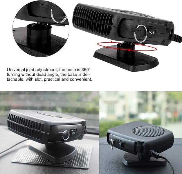 12V 200W Car Heater, Heating Electric Car Heater Cooling Defrost 2