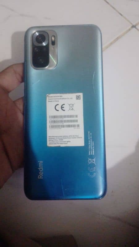 Redmi Note 10s All okay only back crack 1