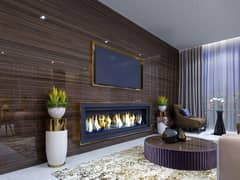 Media Wall / fire place / Kitchen Cabinets / PVC Cabinets / home decor