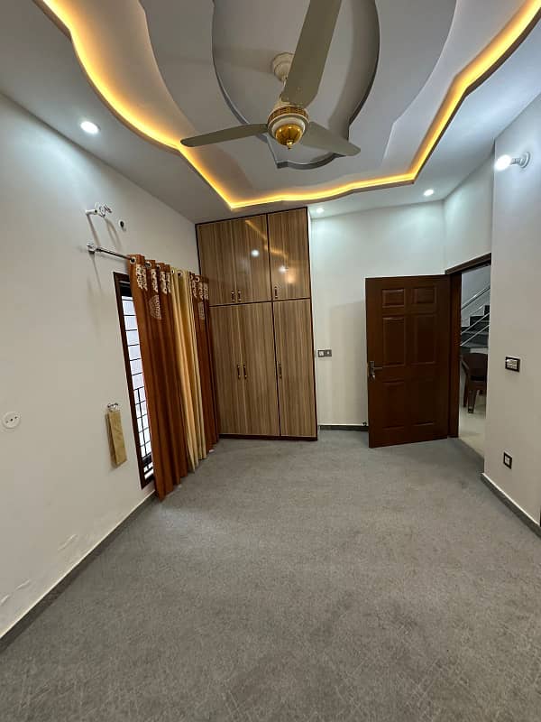 5 Marla Brand New Fully Furnished House For Sale Nearby DownTown Commercial and Mosque with KVA Solar System Installed in Park View City Lahore. 5