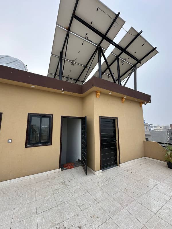 5 Marla Brand New Fully Furnished House For Sale Nearby DownTown Commercial and Mosque with KVA Solar System Installed in Park View City Lahore. 11