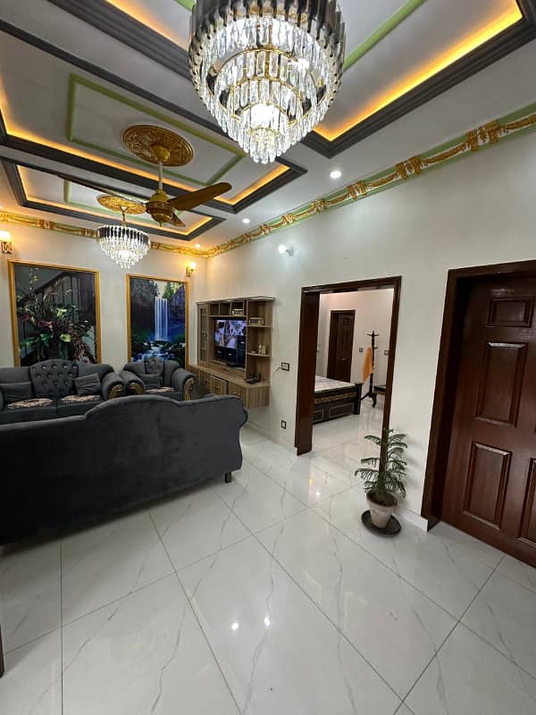 5 Marla Brand New Fully Furnished House For Sale Nearby DownTown Commercial and Mosque with KVA Solar System Installed in Park View City Lahore. 40