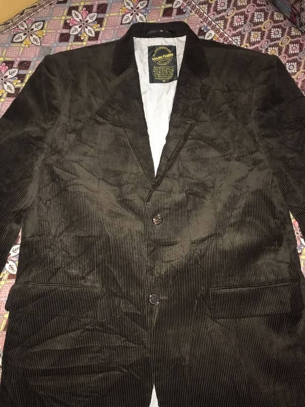 Mauro Ferrini Corduroy Blazer Coat 1