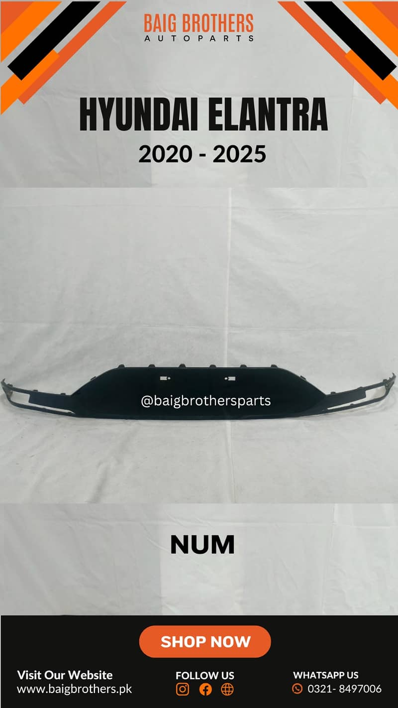 Honda Tucson Elantra MgHs Hev Sportage Picanto Bumper Digi Door Fende 7