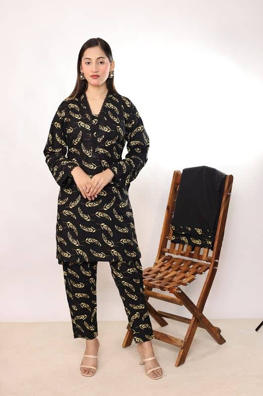 Pret 3pc suits / Printed 3pc suits / Khaddar 3pc suits / Stitched suit 0