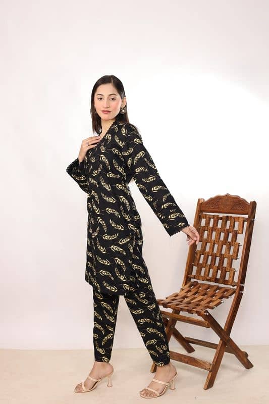 Pret 3pc suits / Printed 3pc suits / Khaddar 3pc suits / Stitched suit 1