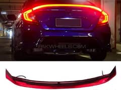 Honda Civic X Trunk Spoiler With LED 2-Way