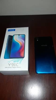 Vivo Y91C 4gb ram 32gb storage with box and free sc card