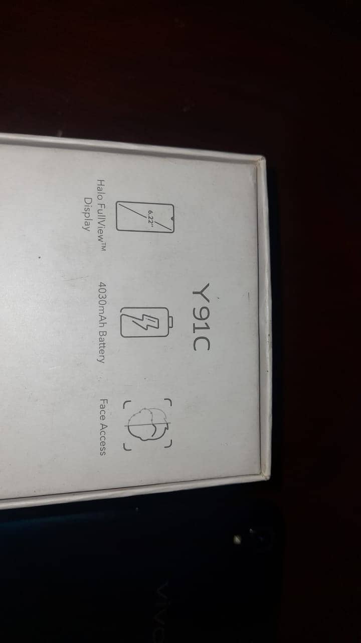 Vivo Y91C 2gb ram 32gb storage PTA approved free power bank 1