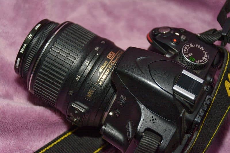 New condition Nikon D3200 with Kit lens 5