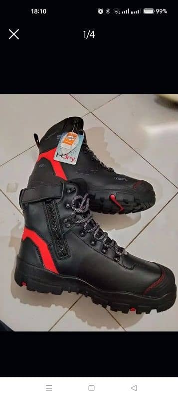 safety shoes leather 1