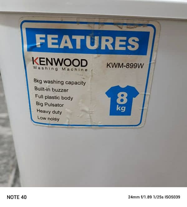 KenWood Washer & Dryer 13