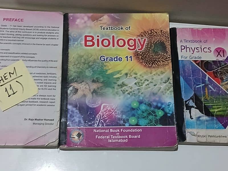 Fsc fedrel board text books of Science subjects 3