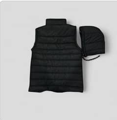 Men's Plain Polyester Sleeveless Jacket