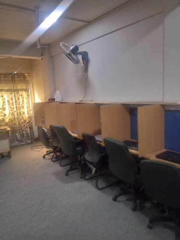 furnished room available for call center software houses etc 7