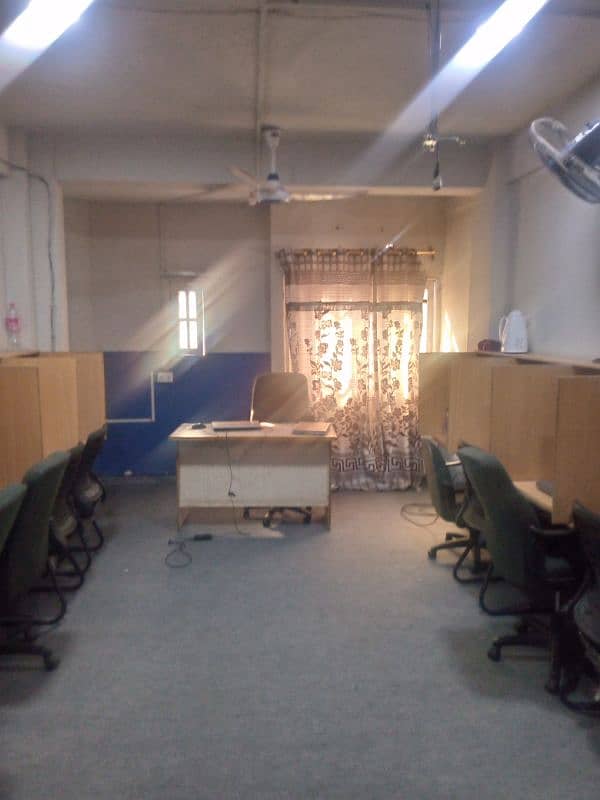 furnished room available for call center software houses etc 8