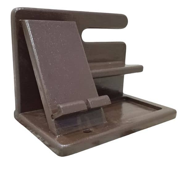 Pure Wooden phone desk organizer 0