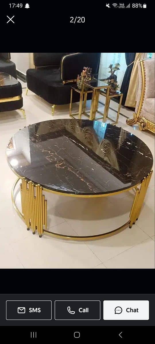 Center teble | Nesting Table| Marble table| Coffee table | Round table 13