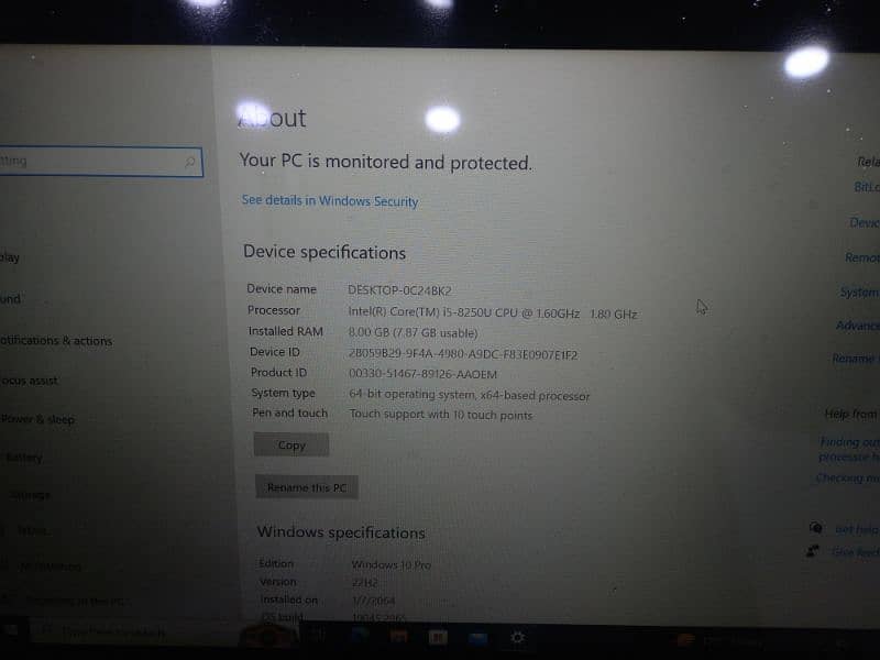 DELL 3390 Core i5 8th gen 8gb Ram 256gb SSD Touch + 360 Rotate 2