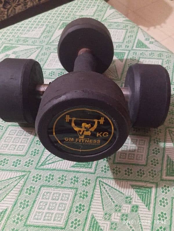 6 and 2 KG Dumbbell pair for sale 4