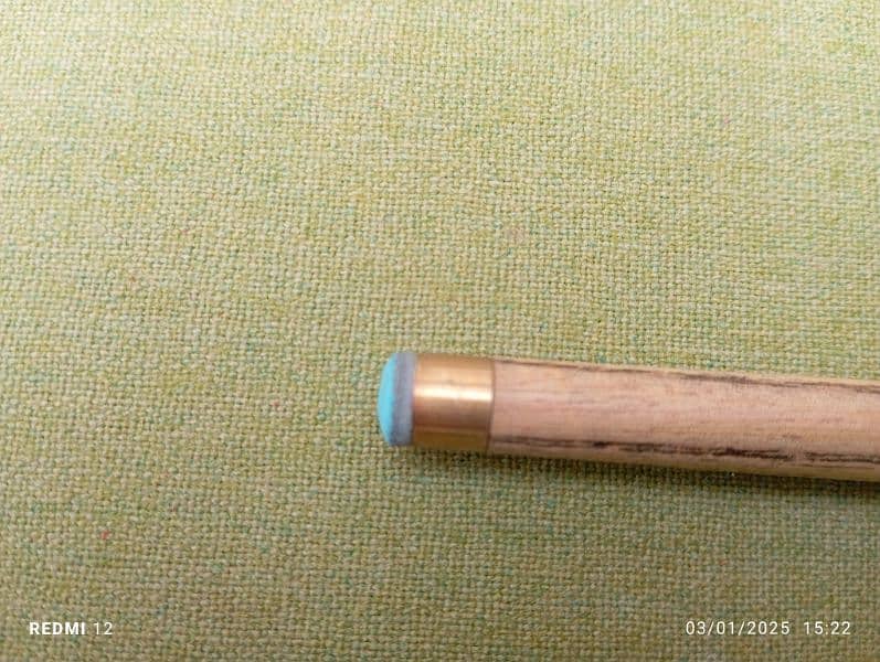 One piece handmade snooker cue England 7