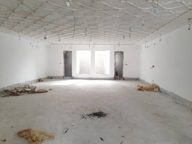 8 Marla Brand New Semi Commercial Second Floor Hall Available For Rent In Johar Town Phase 2 Near Emporium Mall 3