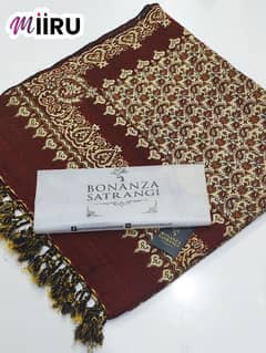 { *PREMIUM BONANZA PASHMINA EMBROIDERY SHAWL* }