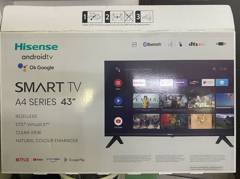 Hisense 43” A4 Series (A4G) FHD Smart LED TV 1