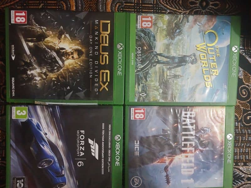 Xbox 1 games 13 DVDS 1