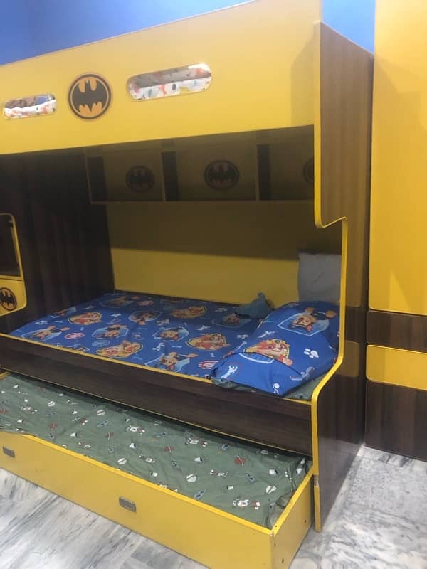 kids 3 seater bed 1