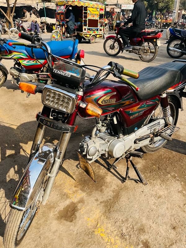 united 70 cc bike for sale in gud condition 1