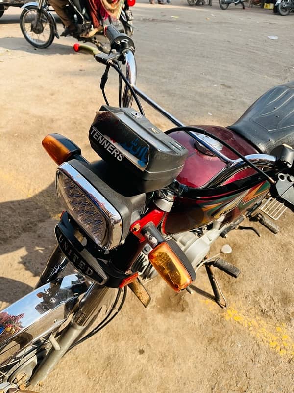 united 70 cc bike for sale in gud condition 2