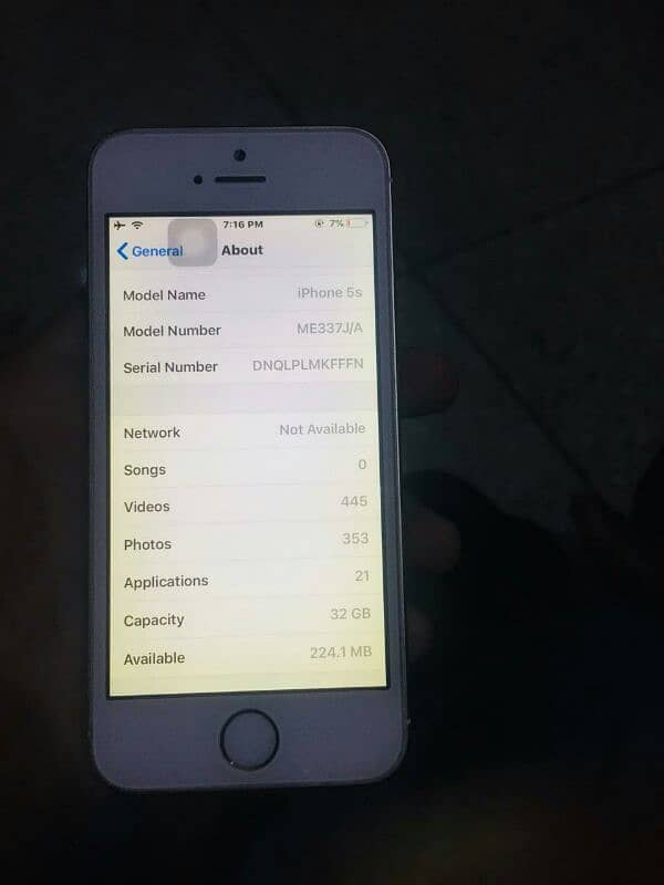 iPhone 5s Non pta  32Gb All okay 7