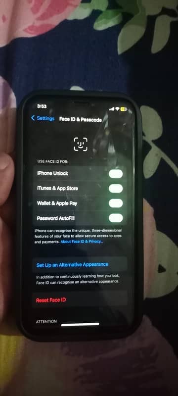 I phone x convert to 11pro pta approved with box face id or trutone ok 10