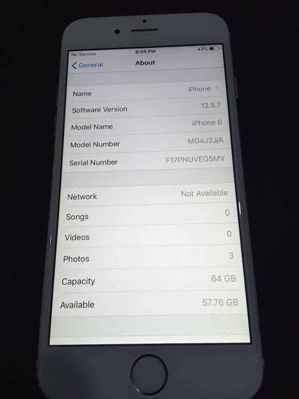 iPhone 64GB Non PTA 10/10 7