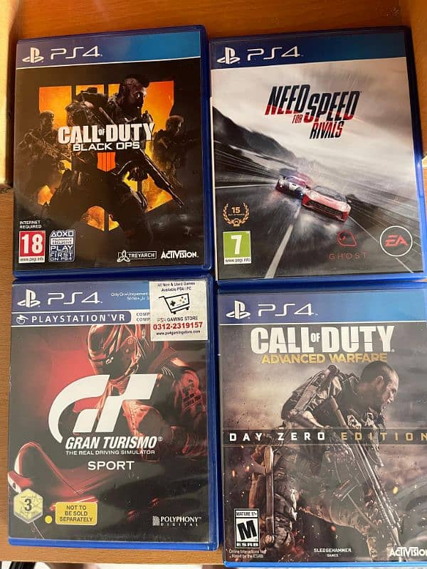 Ps4/5 gaming Cds 1