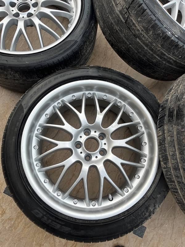 18 INCH BBS WITH TYRES 1