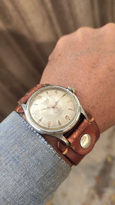 1930s Ogival Wrist Watch. 1