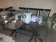 glass top dining table for sale