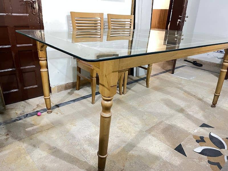 6 Seated Dining Table solid Wood 2