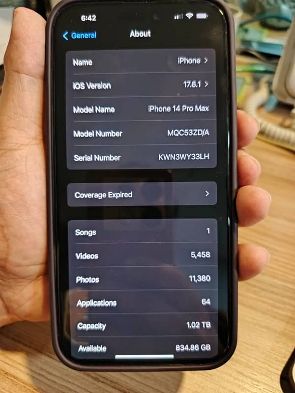 Iphone 14 Pro Max 1.02 TB BH 89% 0