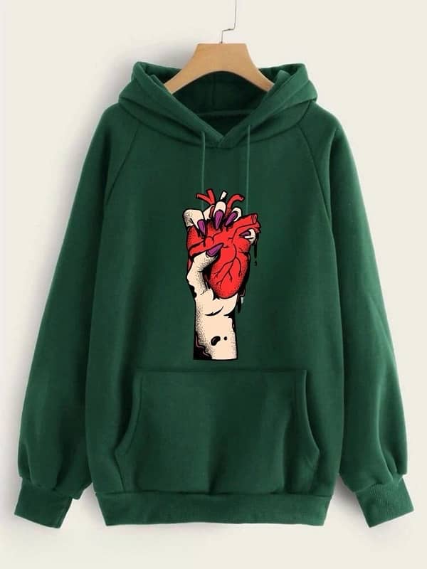 Stylish Printed Hoodie For Girls 11